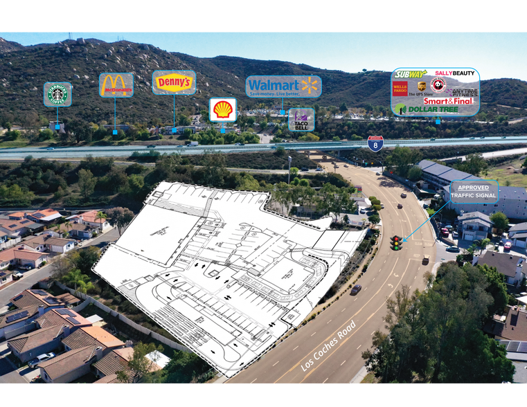 Primary Photo Of 8445 Los Coches Rd, El Cajon Land For Lease