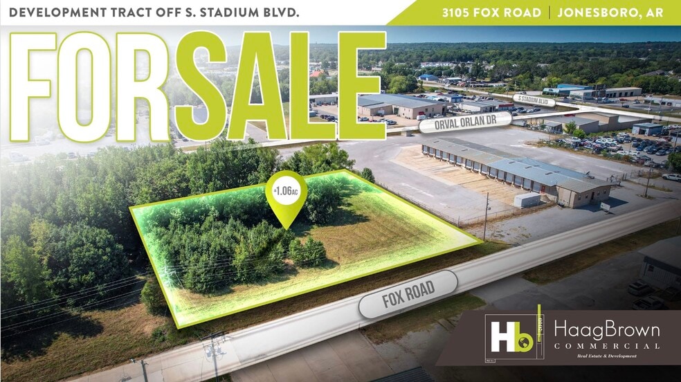 Primary Photo Of 3105 Fox rd, Jonesboro Land For Sale