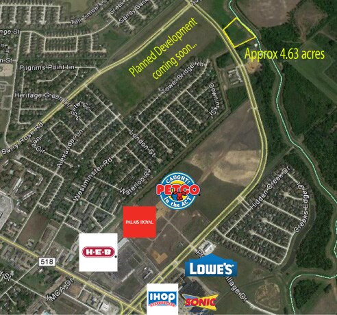 More Photos Of Pearland Parkway and Barry Rose, Pearland Land For Sale