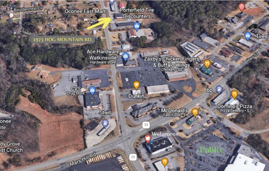 More Photos Of 1973 Hog Mountain Rd, Watkinsville General Retail For Sale