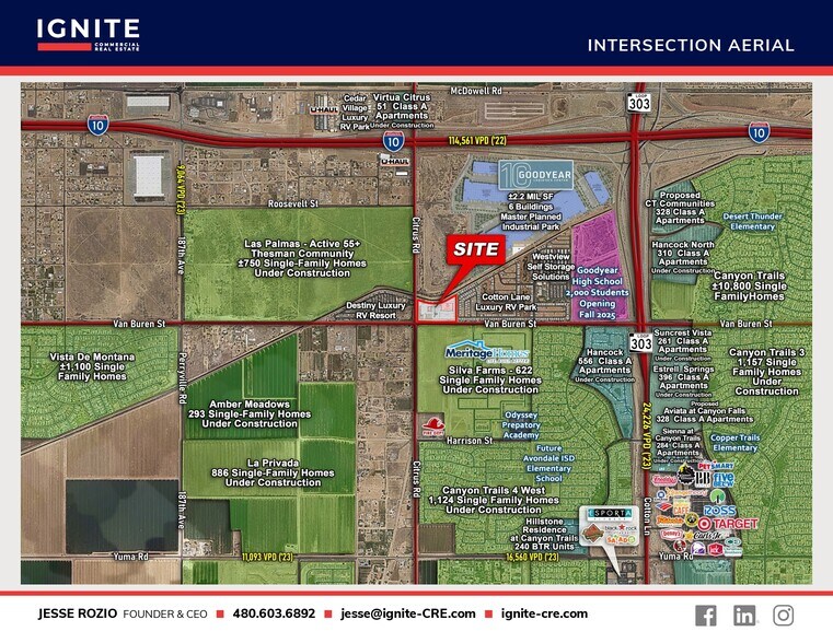 More Photos Of Citrus Rd and Van Buren, Goodyear Land For Sale