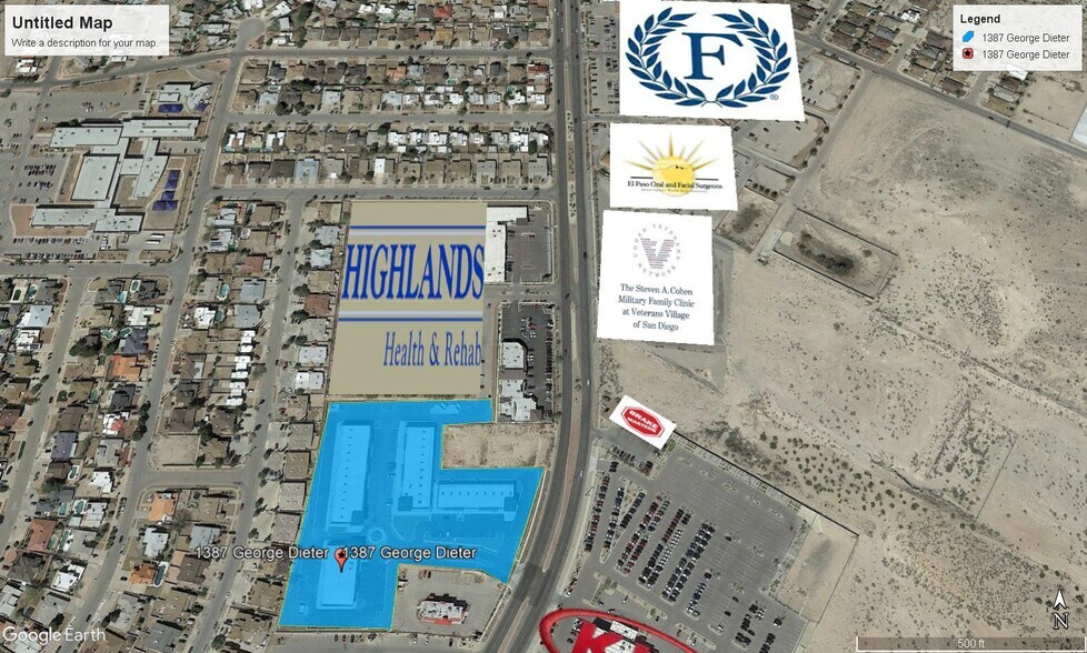 More Photos Of 1387 George Dieter Dr, El Paso Medical For Lease