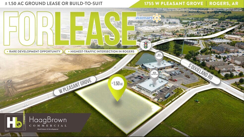 Primary Photo Of 1755 Pleasant Grove rd, Rogers Land For Lease