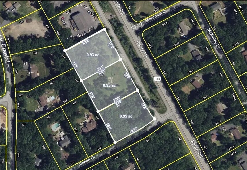 Primary Photo Of Aldean Dr & Service Rd, Effort Land For Sale