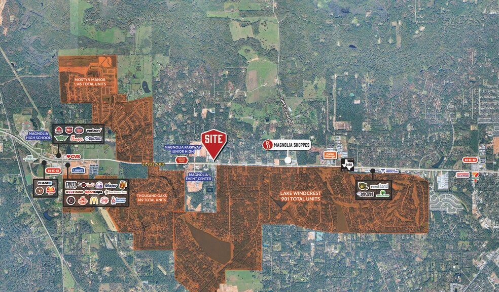 More Photos Of 11510 FM 1488 Rd, Magnolia Storefront For Lease