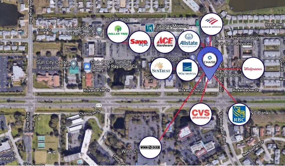 More Photos Of 702 Pebble Beach, Sun City Center Bank For Sale