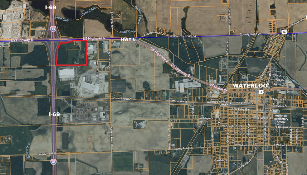 More Photos Of I-69 Interchange at 6 hwy, Waterloo Land For Sale