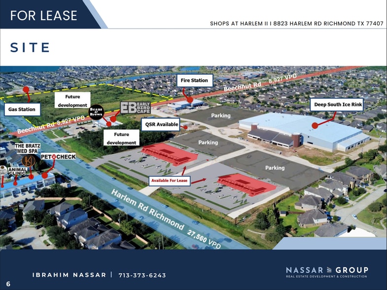 More Photos Of Beechnut St & Harlem Rd, Richmond Skating Rink For Lease