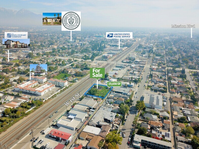 Primary Photo Of 115 S Myrtle Ave, Pomona Land For Sale