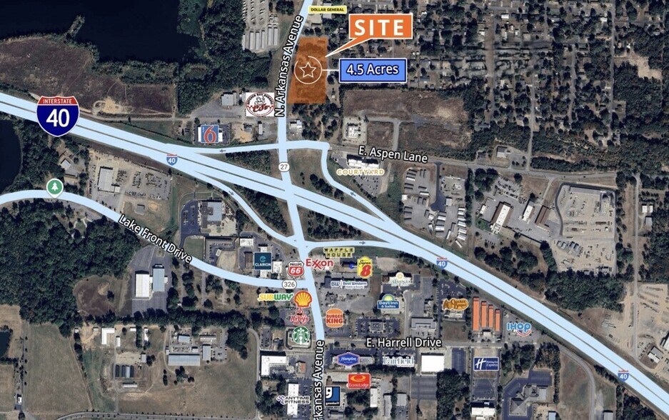 Primary Photo Of Hwy 7 & Elm Street, Russellville Land For Sale