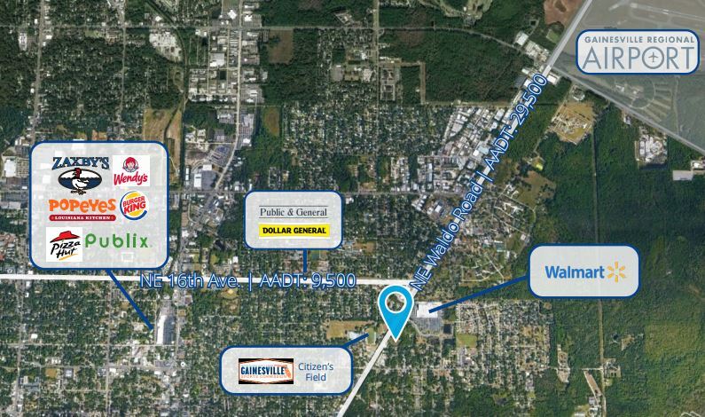 More Photos Of NE Waldo Road & NE 12th Avenue, Gainesville Land For Sale