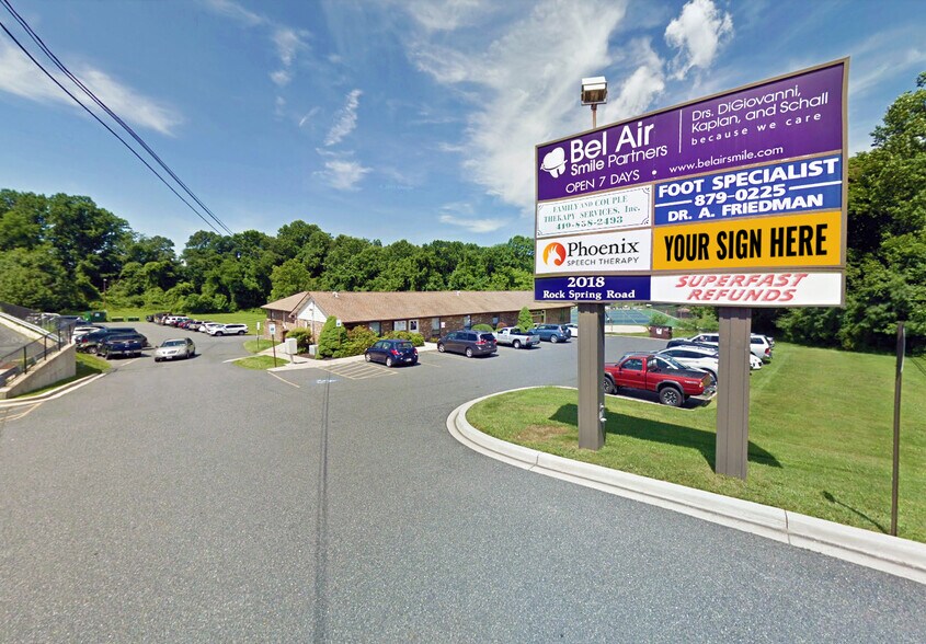 More Photos Of 2018 Rock Spring Rd, Forest Hill Office For Sale