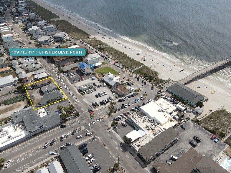 More Photos Of 109-113 117 Fort Fisher Blvd N, Kure Beach, Kure Beach Land For Sale