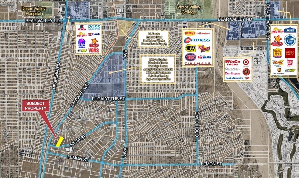 Primary Photo Of Mesa St @ Santa Fe, Hesperia Land For Sale