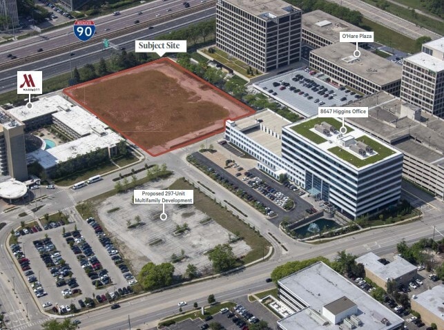 Primary Photo Of 8647 W Higgins Rd, Chicago Land For Sale