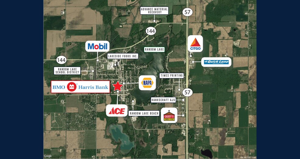 More Photos Of 201 Allen St, Random Lake Bank For Lease