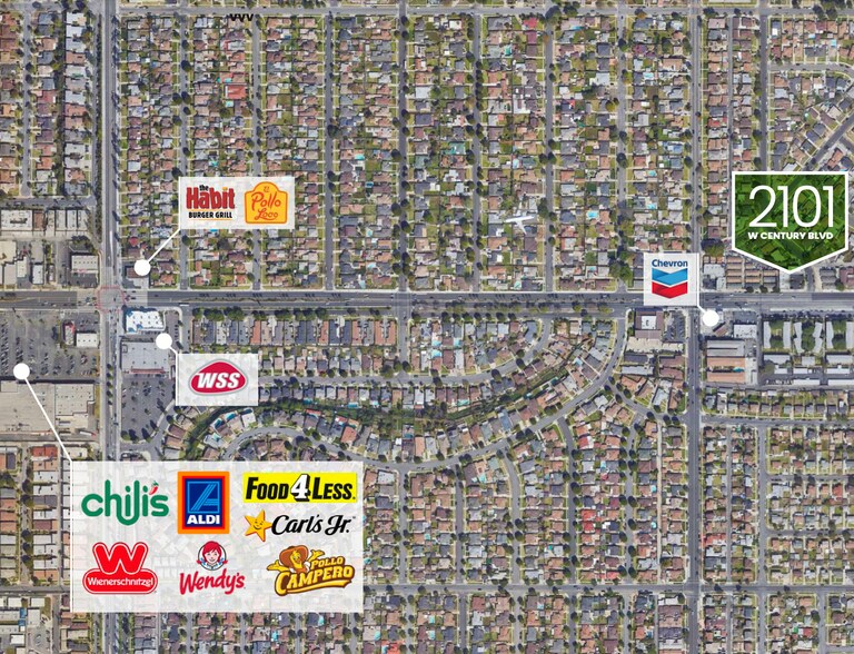 More Photos Of 2101-2107 W Century Blvd, Los Angeles Restaurant For Lease