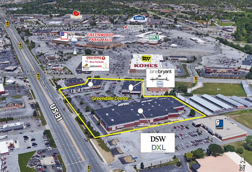 More Photos Of 723-789 US Highway 31 N, Greenwood Unknown For Lease