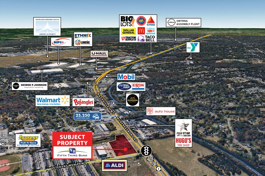 More Photos Of 5343 Murfreesboro Rd, La Vergne Bank For Sale