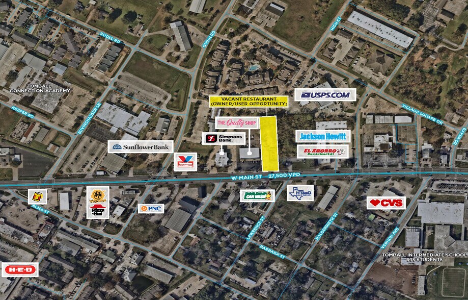 More Photos Of 1000 W Main St, Tomball Restaurant For Lease