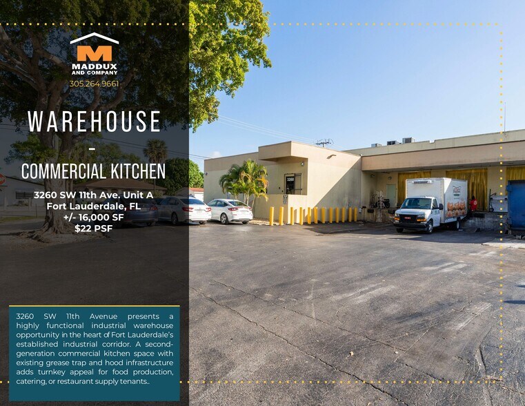 Primary Photo Of 3260-3270 SW 11th Ave, Fort Lauderdale Warehouse For Lease
