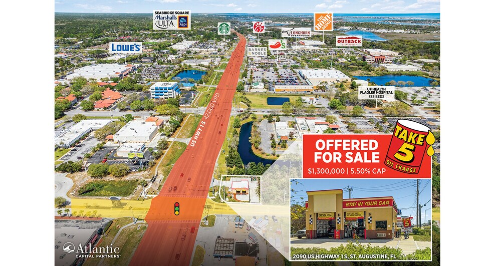 Primary Photo Of 2090 Us 1, Saint Augustine General Retail For Sale