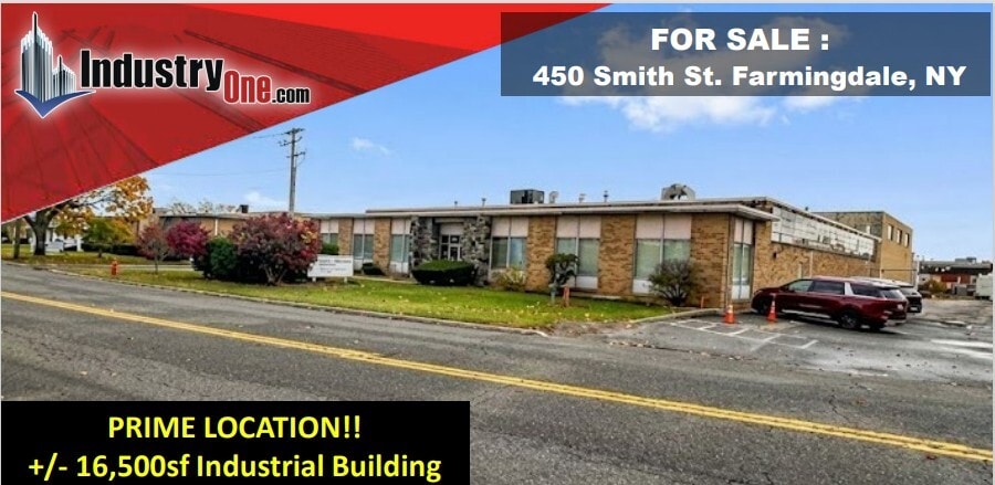 Primary Photo Of 450 Smith St, Farmingdale Warehouse For Sale
