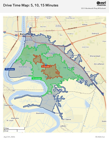 More Photos Of 555 Kenilworth Pkwy, Baton Rouge Land For Lease