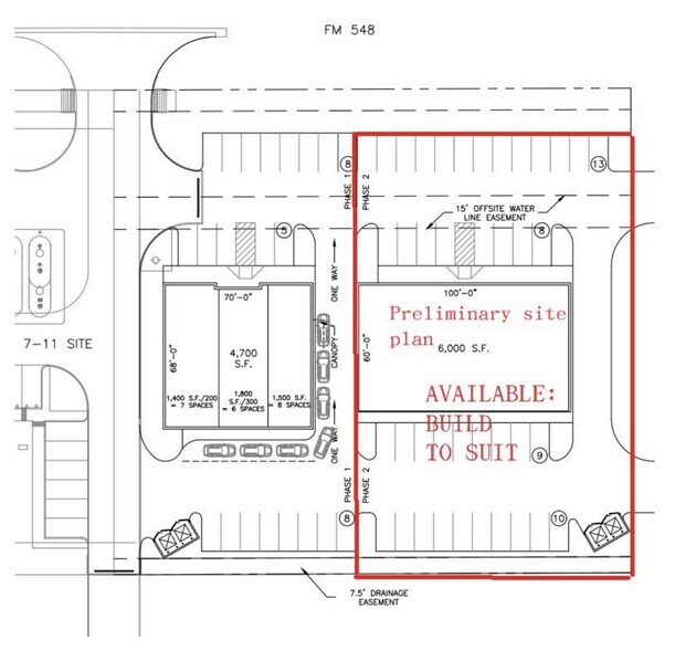 More Photos Of 1388 N. FM 548, Forney Storefront For Lease