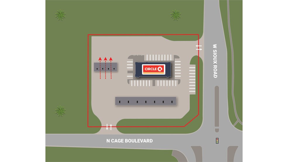 More Photos Of 2705 Cage blvd, Pharr Convenience Store For Sale