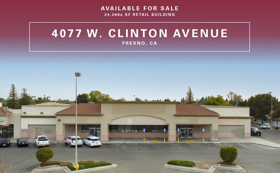 Primary Photo Of 4077 W Clinton Ave, Fresno Drugstore For Sale