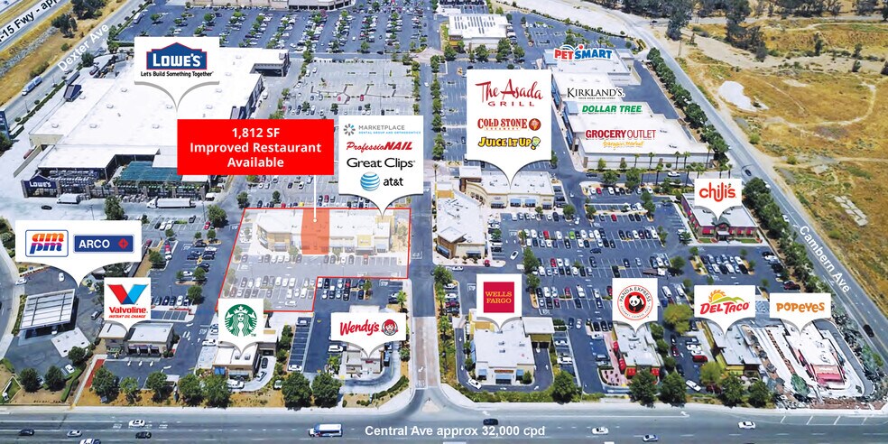 Primary Photo Of 29273 Central Ave, Lake Elsinore Freestanding For Lease