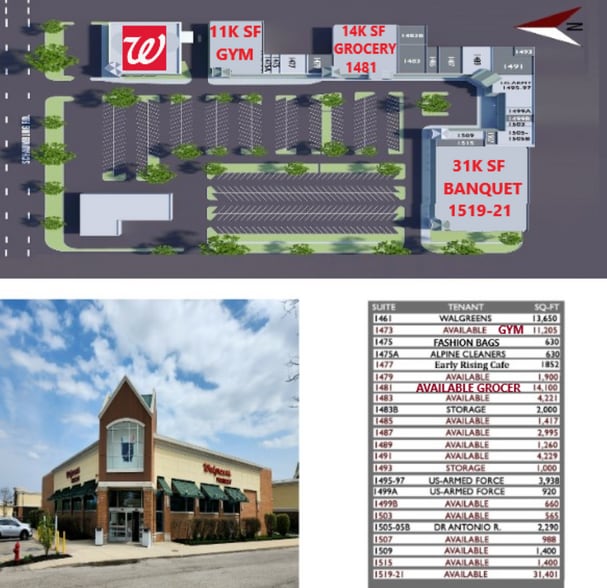 More Photos Of 1461-1535 Schaumburg Rd, Schaumburg Unknown For Lease