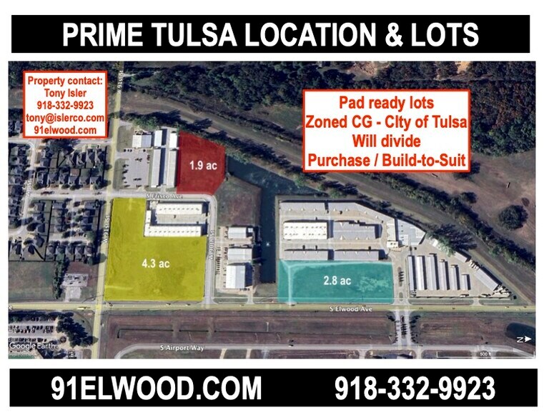 Primary Photo Of South Elwood Ave, Tulsa Land For Sale