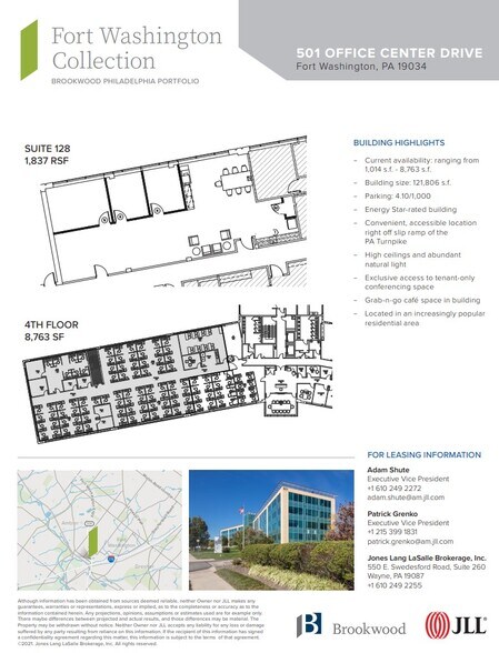 More Photos Of 500 Office Center Dr, Fort Washington Unknown For Lease