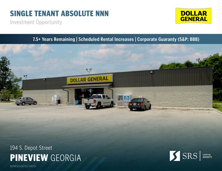 Primary Photo Of 194 Depot St, Pineview Storefront For Sale