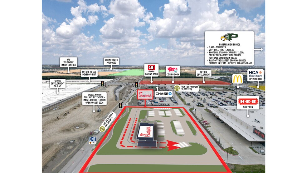 More Photos Of 1898 Dallas Pkwy, Prosper Fast Food For Sale