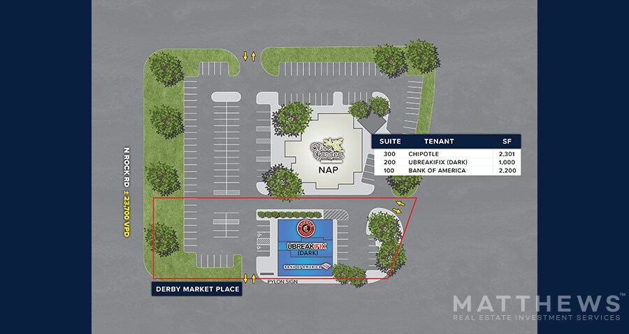 More Photos Of 1700 N Rock Rd, Derby Storefront For Sale