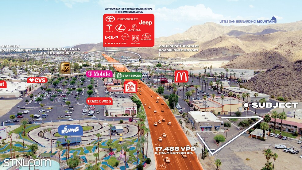 More Photos Of 67525 E Palm Canyon Dr, Cathedral City Freestanding For Sale