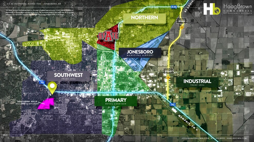 More Photos Of Parker Rd @ Southwest Drive, Jonesboro Land For Sale