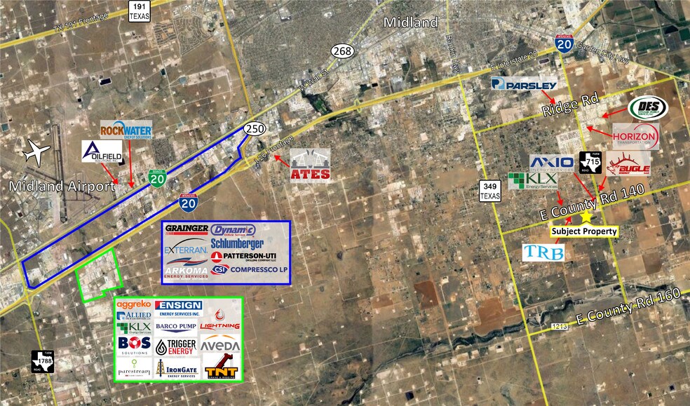 More Photos Of 1610 E County Road 140, Midland Industrial For Lease