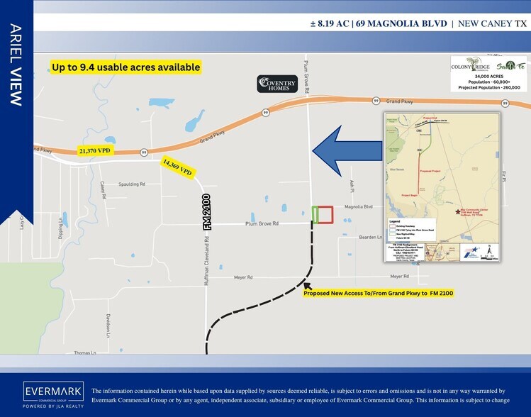 More Photos Of 69 Magnolia blvd, Huffman Land For Sale
