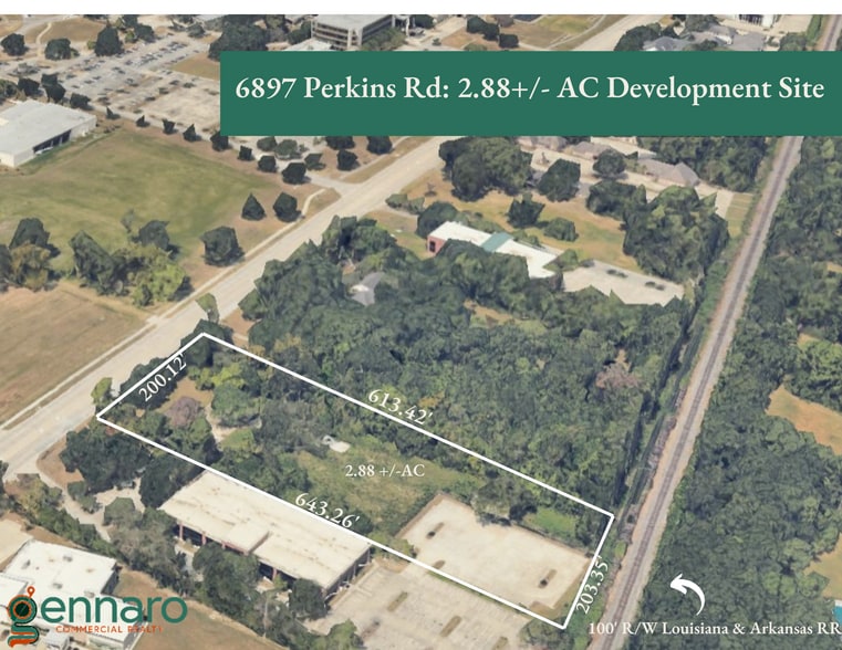 6897 Perkins Rd, Baton Rouge, LA 70808 Land For Sale