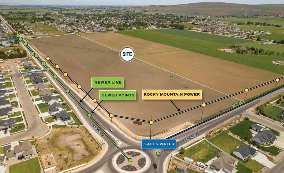 More Photos Of NEC Lincoln Rd & Crowley Rd, Idaho Falls Unknown For Lease