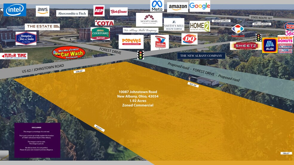 More Photos Of 10087 Johnstown Rd, New Albany Land For Sale