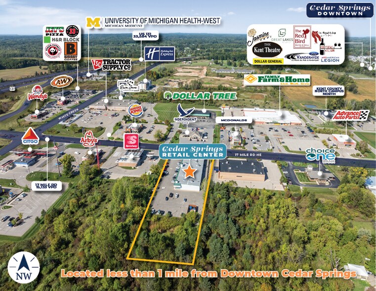 More Photos Of 4116 17 Mile Rd NE, Cedar Springs Storefront For Sale