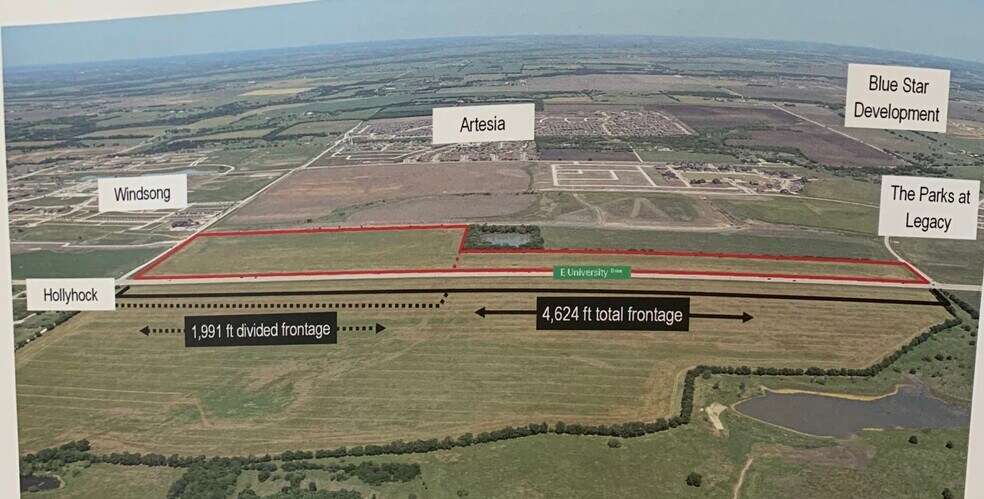 Primary Photo Of US 380 @ Legacy, Prosper Land For Sale
