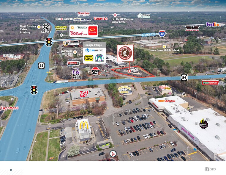 More Photos Of 2115 E NC Highway 54, Durham Fast Food For Sale