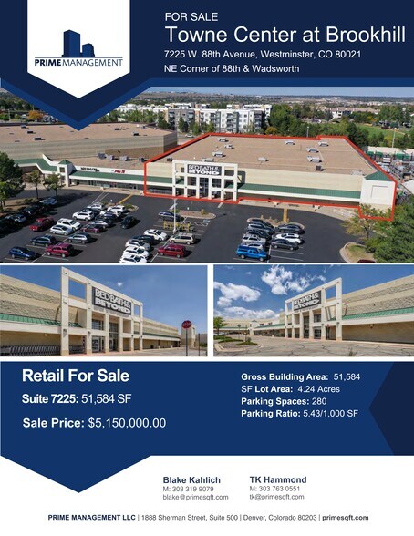 More Photos Of 7225 W 88th Ave, Westminster General Retail For Sale