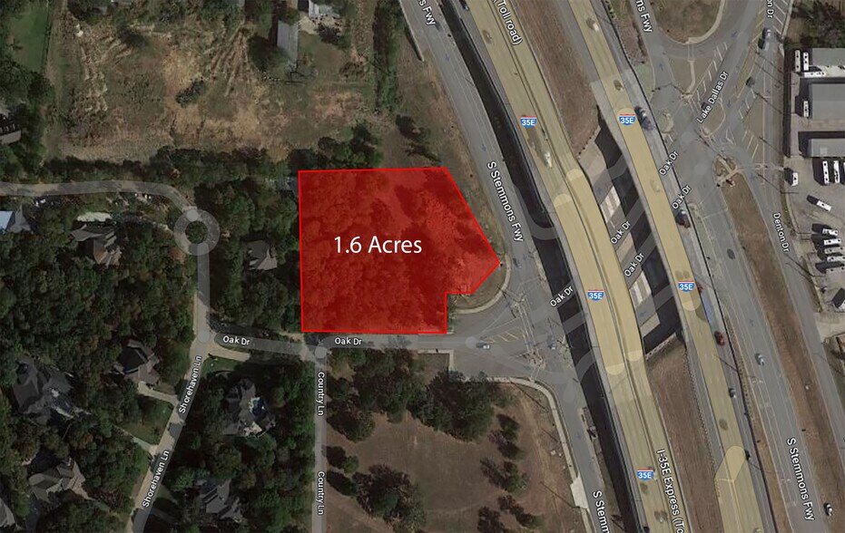 Primary Photo Of NWC IH-35 & Oak Drive, Hickory Creek Land For Sale